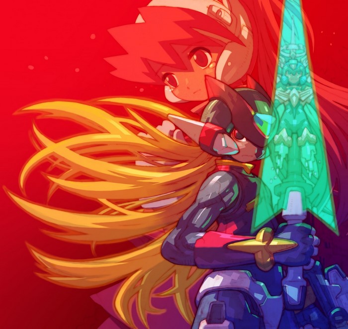Zero from Mega Man with Ciel