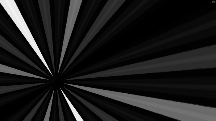 Monochrome radial lines emanating from a dark center
