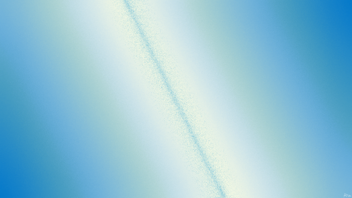 Abstract blue and white gradient with speckled line