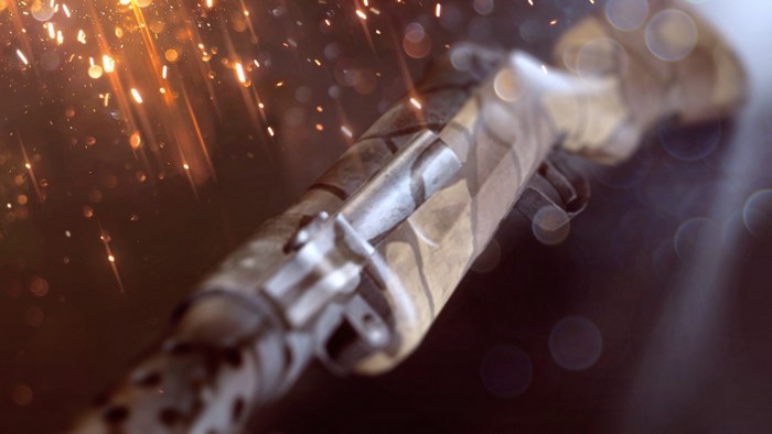 Close up of a machine gun in Battlefield 1