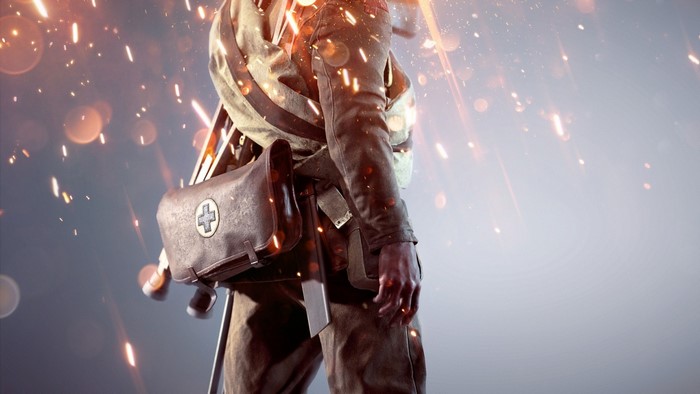 Battlefield 1 soldier with medical bag