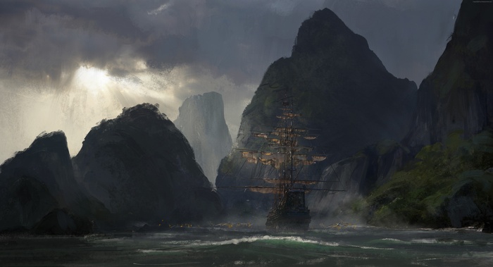 Artwork from Skull & Bones E3 2018