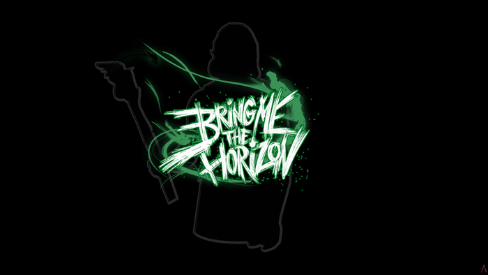 Bring Me the Horizon logo with silhouette