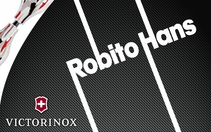 Robito Hans and Victorinox Logo