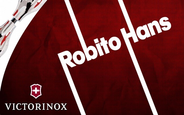 Robito Hans and Victorinox logo