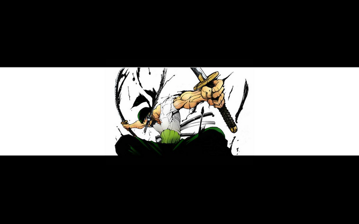 Roronoa Zoro from One Piece with swords
