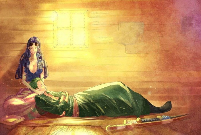 Nico Robin and Roronoa Zoro from One Piece