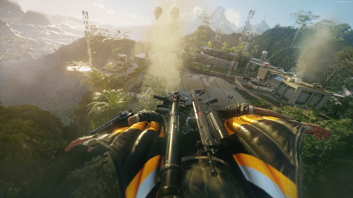 4K screenshot from Just Cause 4 E3 2018