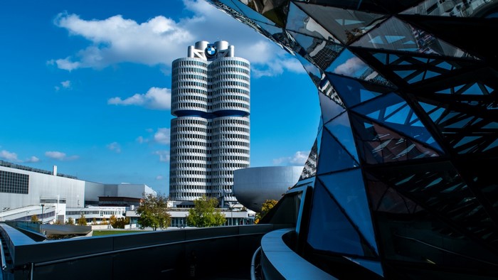 BMW Headquarters Building in Munich, Germany