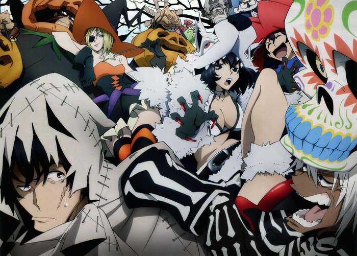 Kekkai Sensen characters in Halloween costumes