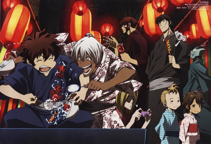 Kekkai Sensen characters at a festival