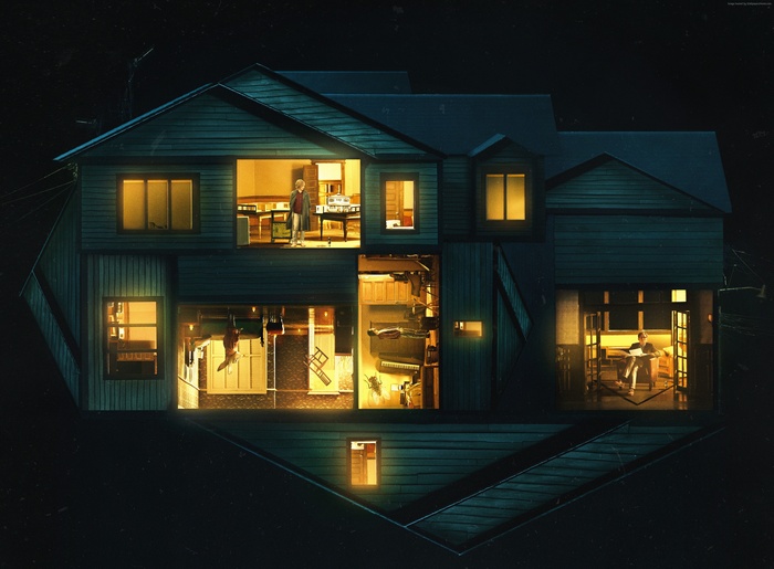 Hereditary Poster with Gabriel Byrne and Toni Collette