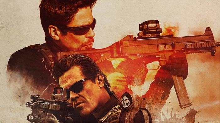 4K Sicario: Day Of The Soldado Poster with Benicio Del Toro and Josh Brolin