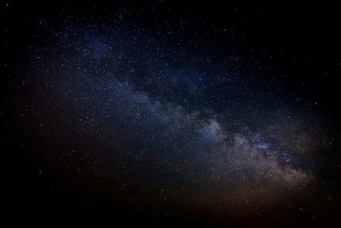 The Milky Way galaxy in outer space