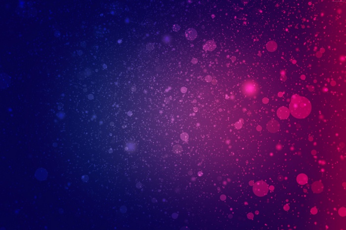 Blue and pink bokeh lights