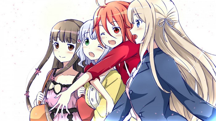 Four girls from Amagi Brilliant Park