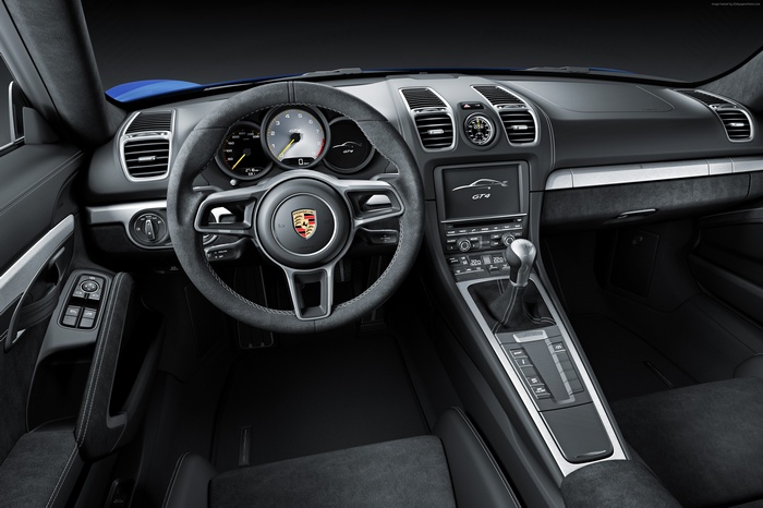 Porsche 718 Boxster GTS interior 4K