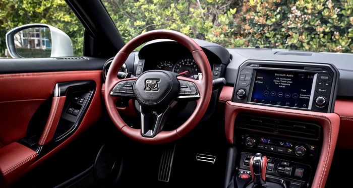 Interior of a 2018 Nissan GT-R Premium