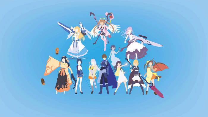 Characters from Rokujouma no Shinryakusha