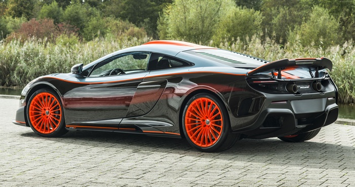 McLaren 675LT F1 GTR livery sports car