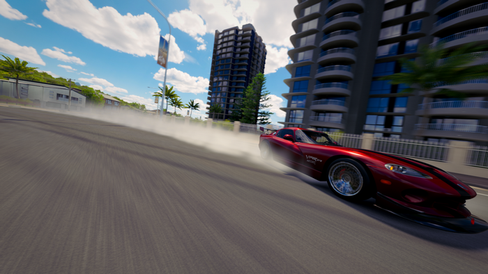 Dodge Viper SRT-10 drifting in Forza Horizon 3