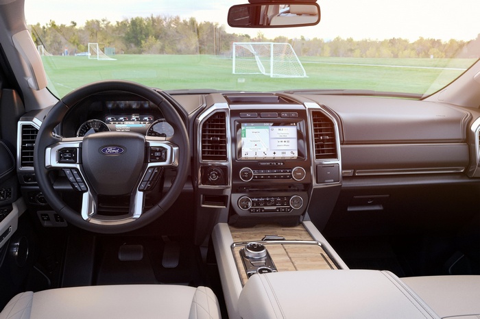 Interior of a Ford Expedition SUV