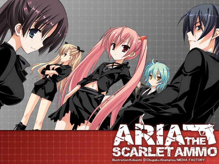 Aria the Scarlet Ammo characters illustration