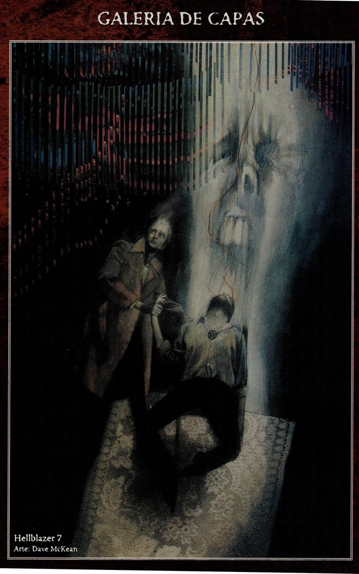 Hellblazer 7 Cover Art by Dave McKean
