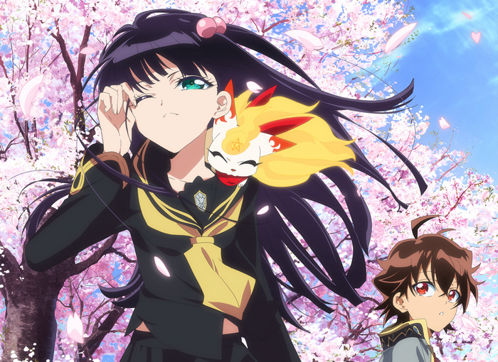 Benio Adashino and Rokuro Enmadou from Sousei no Onmyouji