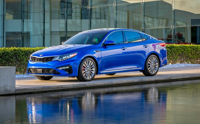 Blue 2019 Kia Optima