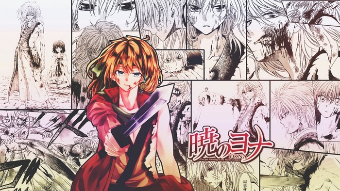 Yona of the Dawn manga panels collage