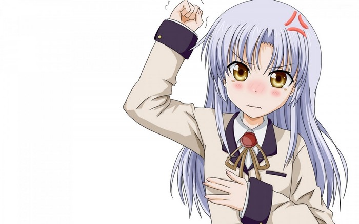 Kanade Tachibana from Angel Beats! anime illustration