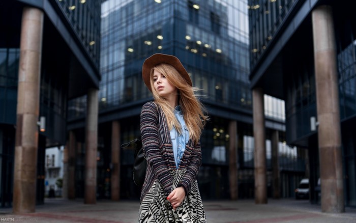 women, model, street, architecture, hat, road, dress, pattern, sweater ...