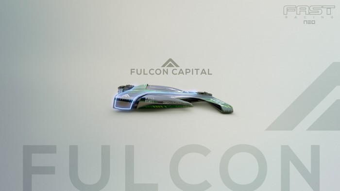 Fulcon Capital Fast Racing Neo futuristic vehicle