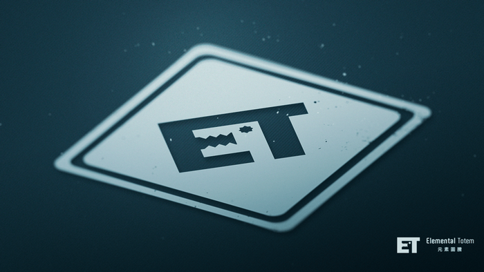 Elemental Totem logo with ET symbol