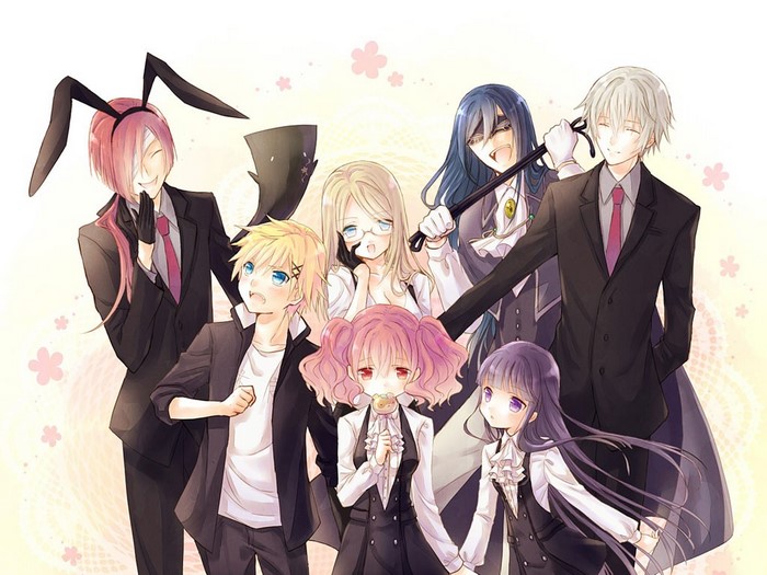 Inu x Boku SS characters illustration