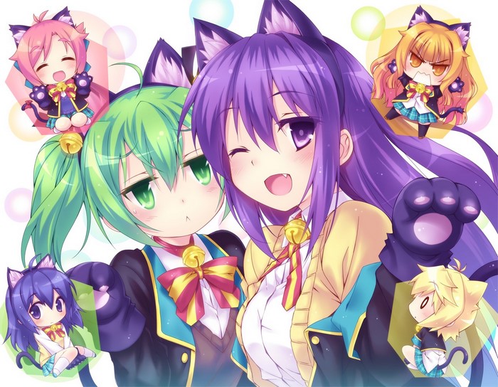 Neko Girls from GJ-bu