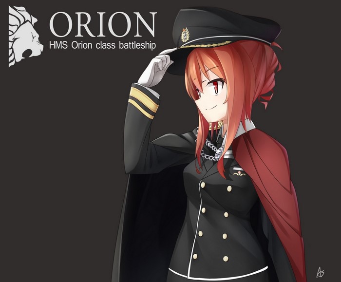 Orion HMS Orion class battleship anime girl