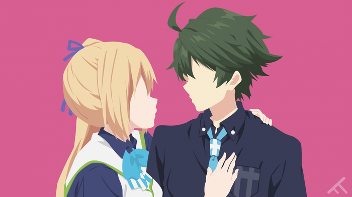 Mai Kawakami and Haruhiko Ichijou from Musaigen no Phantom World