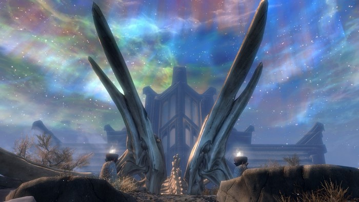 The Elder Scrolls V Skyrim screenshot of a mystical landscape