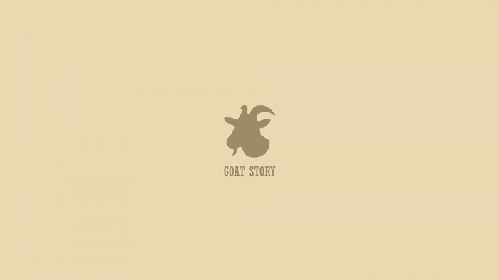 Goat Story logo with goat illustration