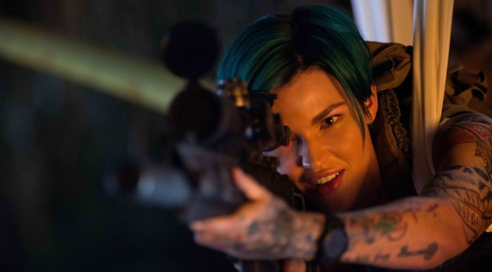 Ruby Rose as a sniper in xXx Return of Xander Cage