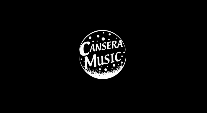Cansera Music logo with grass and dots