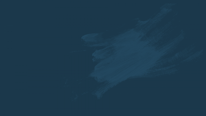 Blue paint stroke on dark blue background
