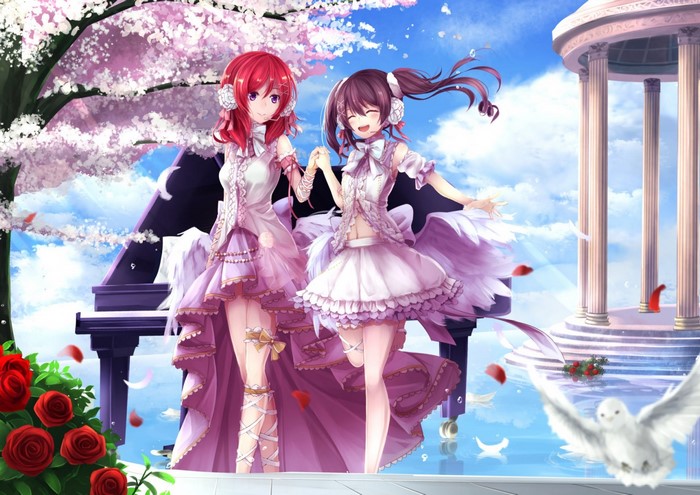 Nishikino Maki and Yazawa Nico from Love Live