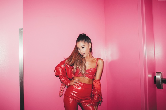 Ariana Grande in Red Outfit