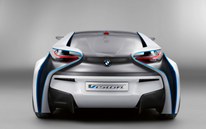 BMW Vision concept car rear view