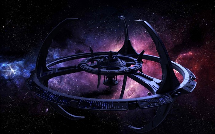 Star Trek Deep Space 9 Outer Space Station