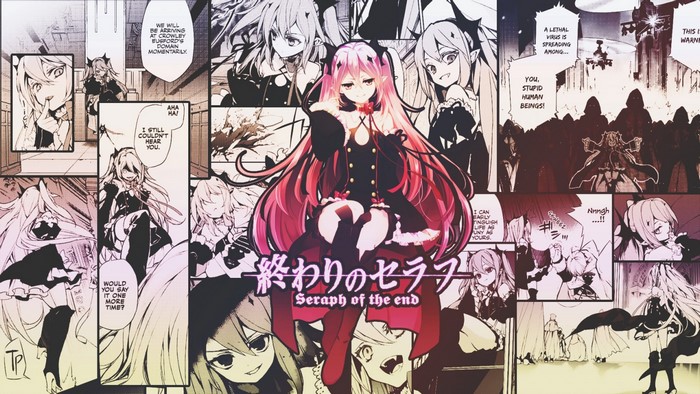 Krul Tepes from Seraph of the End collage
