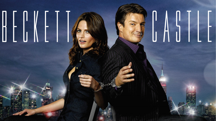 Castle and Beckett from Castle TV series
